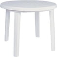 thumbnail image 1 of Table de Salle à Manger Ronde en Résine Ronda de 35,5 Po&44; Blanc, 1 of 1