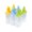 Multi-color, variant on Circle Tray New Ice-Cream Maker, Ice-Cream Molds Ice Box Small Household Refrigerator Easy-Release Ice-Cream Molds with Cover Ice Lattice Trays for Freezer Multicolor