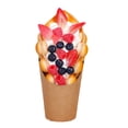 thumbnail image 2 of Bgsha Egg Waffle Ice Cream Model Ice Cream Food Food Fake Egg Waffle Display Gourmet, 2 of 9