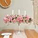thumbnail image 2 of 4 ramos de flores artificiales para decoración, ramo de rosas falsas, arreglos de seda, centro de mesa de plástico para florero, pastel, no incluye florero, 2 of 7