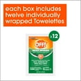 thumbnail image 4 of OFF! Deep Woods Sportsmen Towelettes with 25% DEET Pack - 3, 4 of 13