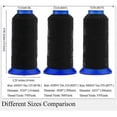 thumbnail image 2 of Tex 135 Polyester Thread For Sewing 730yards #138 T135 420d Uv Resistant High Strength Upholstery Thread For Leather, Outdoor Market, Drapery,etc (bla, 2 of 4