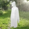 thumbnail image 4 of Ediodpoh Cycling Rain Poncho for Outdoor Use Designed for Bicycling Motorcycling and Scooters Durable with Backpack Slot White, 4 of 6