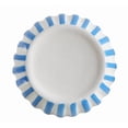 thumbnail image 6 of Blue and White Resin Vase, Mid Century Modern Striped Small Vases for Flower&pampas Grass Centerpiece, Blue White Checkered Vase for Dining Table Kitchen Tabletop Minimalist Decorative, 6 of 6
