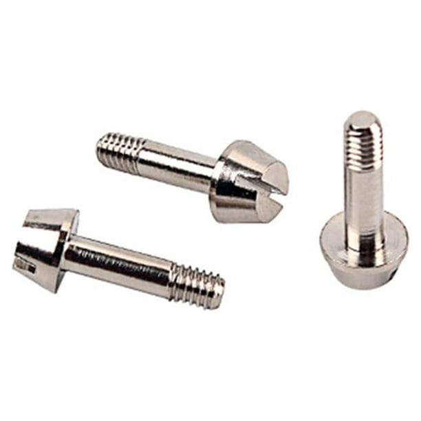 BRIGHTFUFU 3 piezas Trompeta Llave de agua Llave de agua Tornillos de válvula de saliva para piezas de instrumentos de latón Piezas de reparación de trompeta CB97 (Plata)