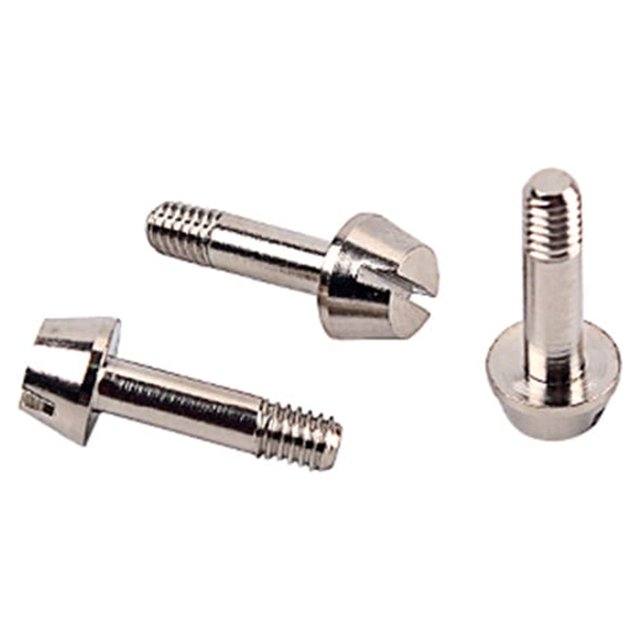 MasteelfCA 3 Pcs Clés d'Eau Trompette Vis de Valeur pour Pièces d'Instruments en Laiton Pièces de Réparation Trompette CB97 (Argent)