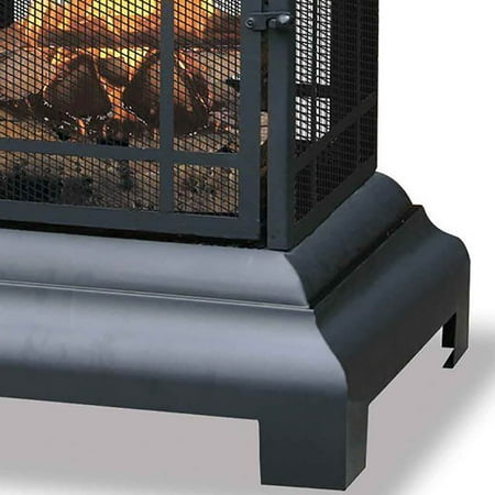 Endless Summer Outdoor Wood Burning Firehouse Fire Pit with Cover | WAF501CS