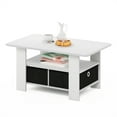 thumbnail image 4 of Furinno Andrey Coffee Table with Bin Drawer, White/Black, 4 of 7