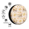 thumbnail image 4 of Naloa Cute Bee Gnome1 PVC Leather Spare Tire Wheel Cover for Car Truck SUV Camper Trailer Universal Fit many size17 inch, 4 of 6