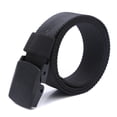 thumbnail image 3 of stanreset Men Boys Canvas Breathable Tactical Waist Belt with Plastic Buckle Solid Waist Strap Belts Rescue Rope Band, 3 of 9