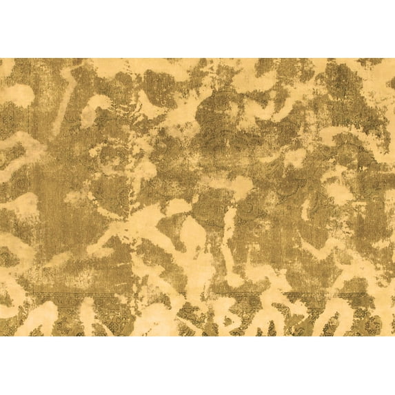 Ahgly Company Indoor Rectangle Abstract Brown Modern Area Rugs, 8' x 10'