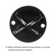 thumbnail image 4 of Pared Montaje Soporte, 2 Agujeros X Montaje Techo Gancho con 2 Autoperforantes Tornillos para Suspensión Correas Yoga Columpio Resistencia Bandas, Negro Unique Bargains accesorios para máquinas de ejercicio, 4 of 5