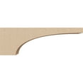 thumbnail image 3 of 3"W x 18"D x 6"H Thin Stockport Rough Cedar Woodgrain TimberThane Corbel, Primed Tan, 3 of 6