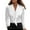 White, variant on BLVB Women's Silk Satin Blouse Long Sleeve Bow Tie Neck Elegant Business Shirts Casual Office Work Blouse Tops