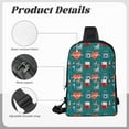 thumbnail image 6 of Rocae Medical Elements for Lightweight Chest Bag Dual Pocket, Waterproof Crossbody Sling Bag for Men and Women, 6 of 8