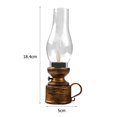 thumbnail image 3 of Velas LED retro sin llama, velas electrónicas, adorno (bronce), 3 of 3