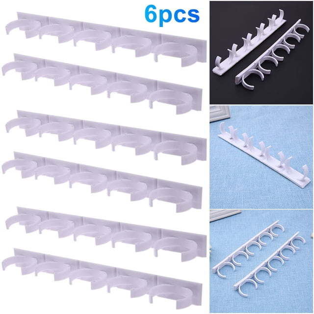 JShteea Adhesivas para Montaje en Pared Soporte Portátil para Tarros Suministros (2 Uds.