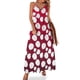 thumbnail image 1 of Vestido sin mangas con estampado de puntos rojos y blancos Vestidos de mujer Ropa estética Falda de verano para mujer, 1 of 7