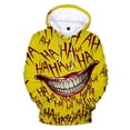 thumbnail image 3 of Sudadera con capucha con estampado 3D de Haha Joker para hombre y mujer, estilo hip hop, divertida, ropa de calle de otoño, estilo fino, sudadera con capucha de gran tamaño para parejas, 3 of 5