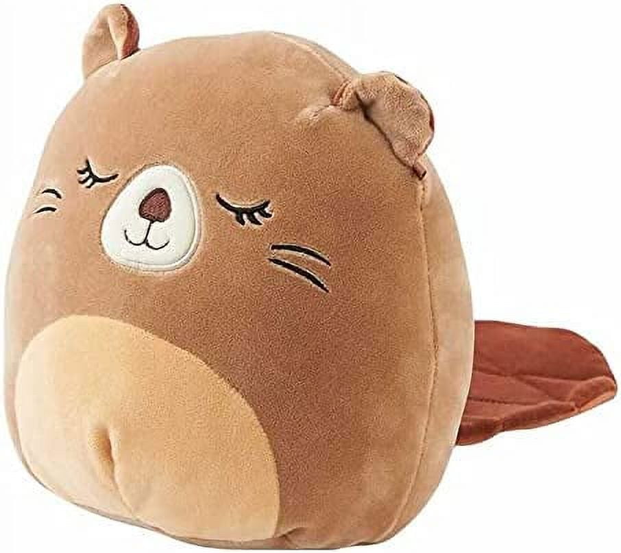 Squishmallows 8” Bruce The Walrus – Super Soft & Cuddly Brown Plush Toy