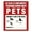 B, variant on Pet Alert Fire Safety Sticker 10x10cm Fade-Resistant Emergency Decal for Home Window Door "PETS INSIDE" Sign for Cats Dogs Birds to Alert Firefighters in Emergencies