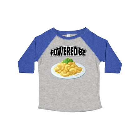 

Inktastic Powered by Macaroni and Cheese Boys or Girls Toddler T-Shirt