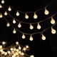 thumbnail image 5 of Bola redonda cálida - 6m 40 luces Versión USB siempre encendida para iluminación de jardín, fiestas, Navidad, decoración (blanco cálido), 5 of 5