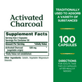 Nature's Bounty Activated Charcoal Dietary Supplement Capsules, 260 Mg