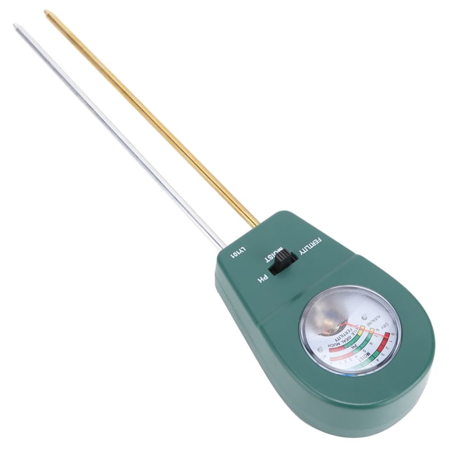 Medidor de pH, LY101 Probador de suelo Medidor digital de humedad del suelo Detector de luz Estándares líderes en la industria