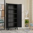 thumbnail image 4 of Armoire de Rangement Alimentaire en Métal Autoportante Ero avec 4 Tablettes Ajustables, 4 of 6
