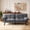 Light Gray, variant on Futon Sofa Bed Memory Foam Futons Modern Office Couch Sleeper Bed Convertible Love seat Sofa for Small Spaces,Apartment,Office with Adjustable Armrest Backrest,Light gray