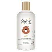 Suave Baby Moisturizing Baby Oil with Coconut Oil, Chamomile & Shea Butter, 100% Natural, 12 oz