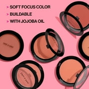 Wet n Wild Color Icon Blush Makeup, Infused with Jojoba Oil, Bed of Roses, 0.21 oz