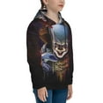 thumbnail image 4 of It Pennywise Horror Teen Boys Girls Hoodies 3D Printed Hooded Sweatshirts for Kids Long Sleeve Casual Unisex Pullovers with Pockets, 4 of 8
