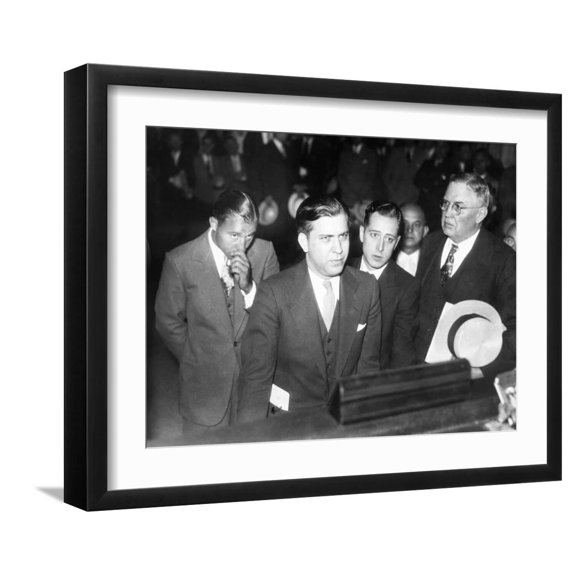 Art.com Gangster Jack Mcgurn, Was Arrested While Playing Golf in the Western Open in Chicago Premium Photographic Print, Black Frame Wall Art, 21" x 17"