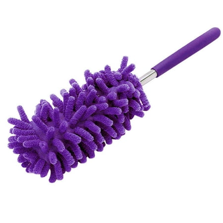 

Pgeraug Dust removal brush Telescopic Microfibre Duster Extendable Cleaning Home Car Cleaner Handle Cleaning Brush Purple