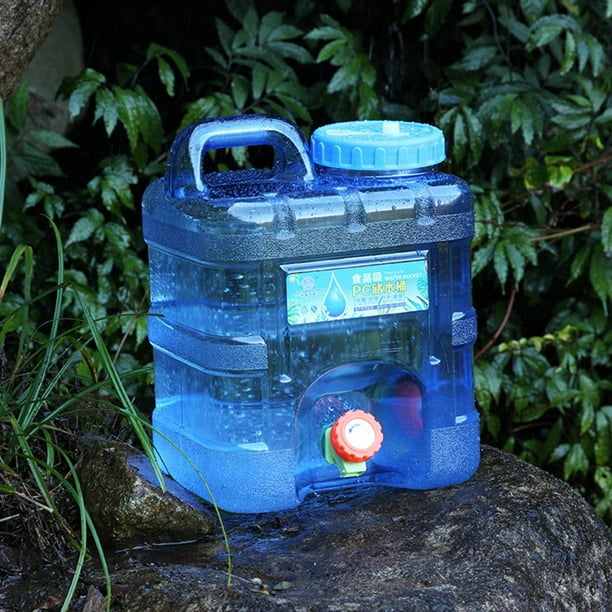 Bidon D'eau Pliable 20L Avec Robinet - Récipient De Stockage Pour Camping