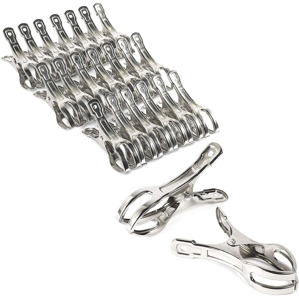Metal clothes pins Small Stainless Steel Clothespins & Clothespin Bag