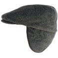 thumbnail image 2 of Headchange Made in USA 100% Wool Ear Flap Ivy Cap Winter Irish Hat Driver Scally Flat Newsboy Gatsby, 2 of 4