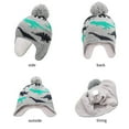 thumbnail image 5 of Childrens Winter Hats with Ear Flaps Gloves Set, Warm Hat Knit Gloves for Ages 4-6 Years Boys and Girls, 5 of 6