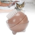 thumbnail image 4 of Pet Grooming Cleanup Comb, Universal Design Skin Friendly PP Material Anti Static Pet Massage Brush for Small Dogs Cats RabbitsGray, 4 of 7