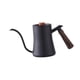 thumbnail image 5 of Tetera de café de 0,6 L con mango antiescaldaduras, cafetera portátil ligera con boquilla de cuello de cisne para restaurante, cafetera para acampar Negro perfecl Hervidor de café, 5 of 8