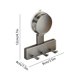thumbnail image 3 of Ganchos de pared para ventosas de vacío 3 o 5 ganchos, sin taladro Soporte para toallas, plástico resistente y portante, gris o blanco, almacenamiento de cocina en baño, 3 of 8