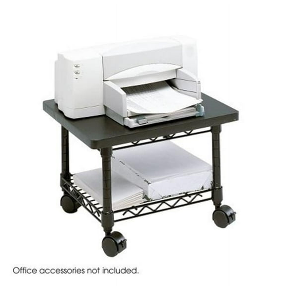 Safco Black Under-Desk Printer/Fax Stand