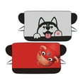 thumbnail image 7 of SPRING PARK Sun Visor Security Design Thermolytic Cute Husky Car Sunshade For Winter, 7 of 7