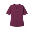 thumbnail image 3 of Port Authority Lk583 Ladies Stretch Heather Open Neck Top, 3 of 4
