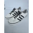 thumbnail image 3 of Adi - das Baseline Sneakers Mens Size 11.5 White Black Leather Lace Up Low Top Shoe, 3 of 5