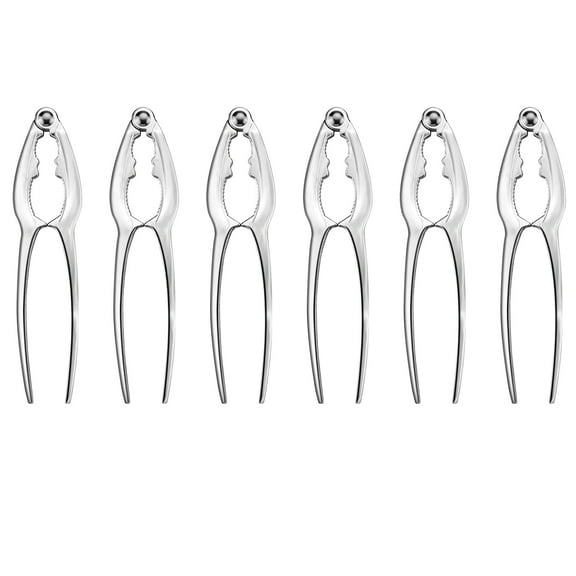 6 Pack Crab Crackers and tools Set - Seafood tools Set Crab leg Crackers Lobster Nut Crackers Opener Home Kitchen Parties Tools