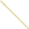 thumbnail image 3 of 14K Yellow Gold 6.25mm Polished Fancy Anchor Link Chain, 3 of 5