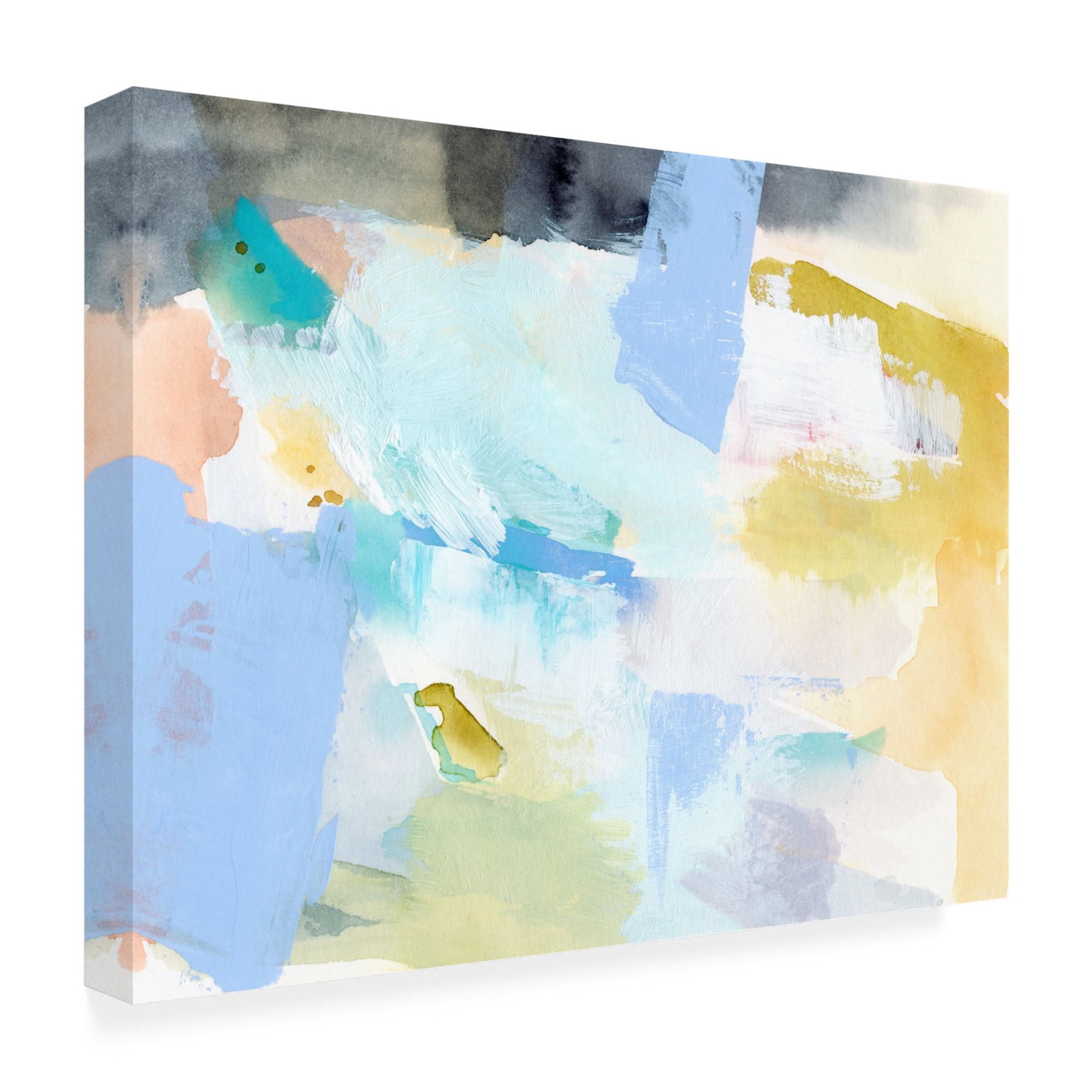 Trademark Fine Art Victoria Barnes  Abstracted Spring II Canvas Wall Art